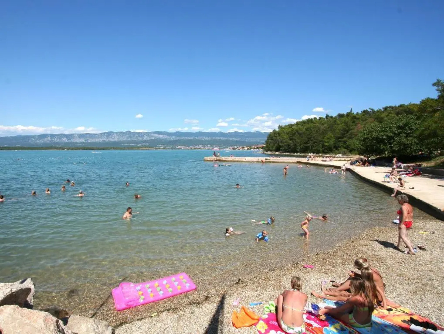 Seafront Apartment Soline With Seaview