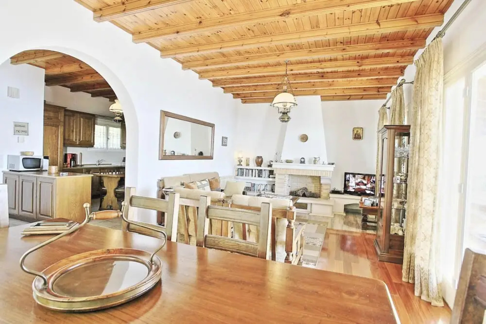 Villa Elpida Private Pool Walk to Beach Sea Views A C Wifi Car Not Required - 2423