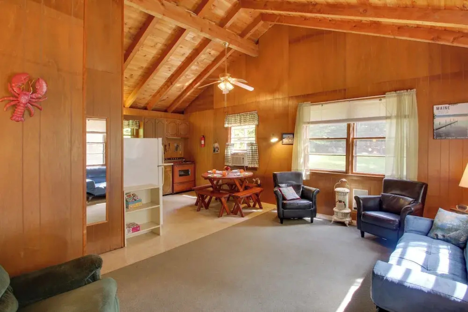 'the Acres' Panther Pond Cabin w/ Beach & Dock!