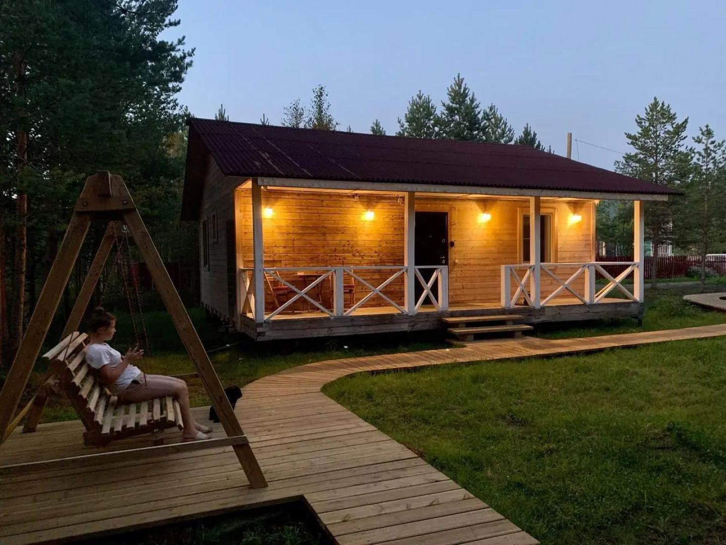 Вереск на локации Тайга