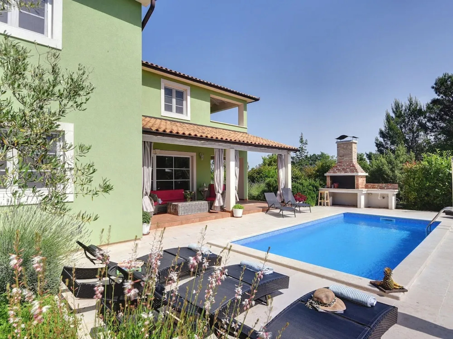 Detached Villa With Swimming Pool in the East of Istria Near the Sea