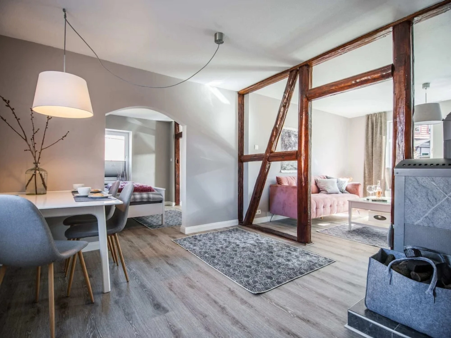 Apartment in Harz With Terrace and Fireplace