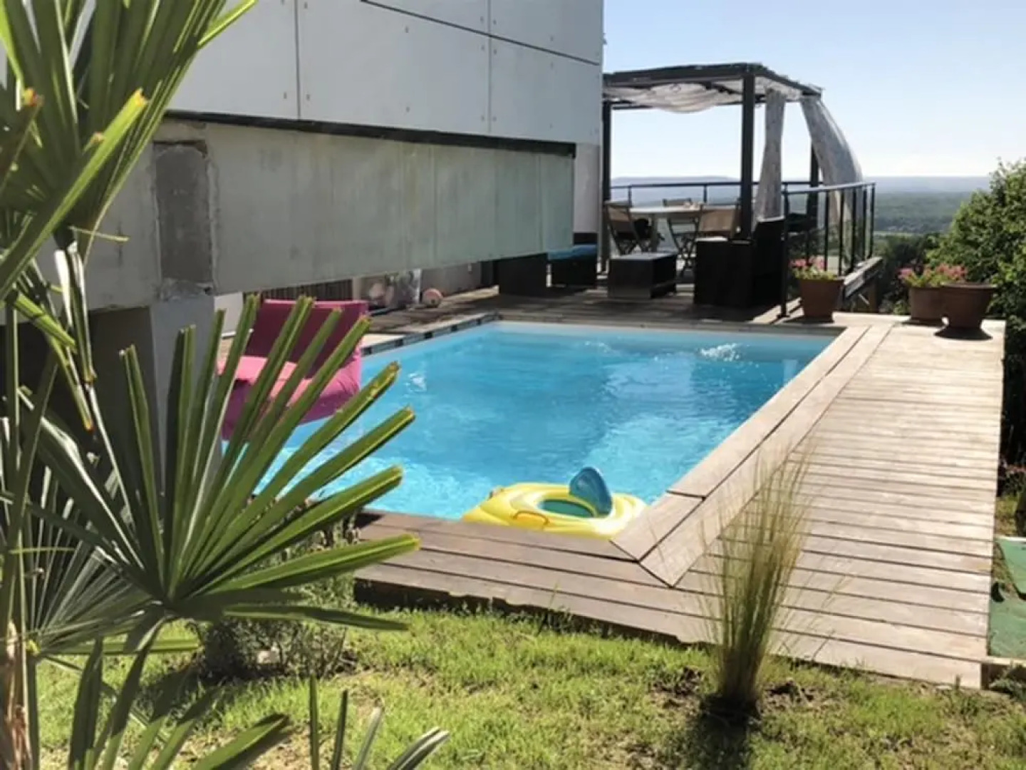 Villa With 4 Bedrooms in Montjoire, With Wonderful Mountain View, Private Pool, Furnished Garden