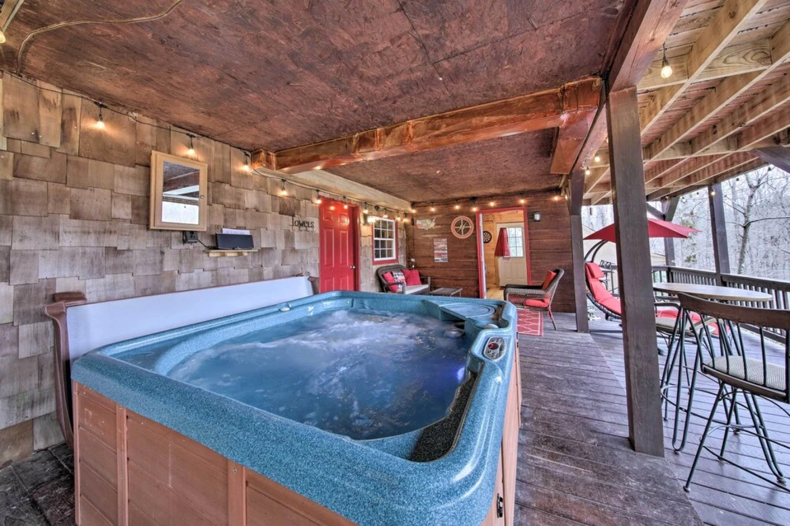 Ellijay Escape on Briar Creek w/ Hot Tub & Views!