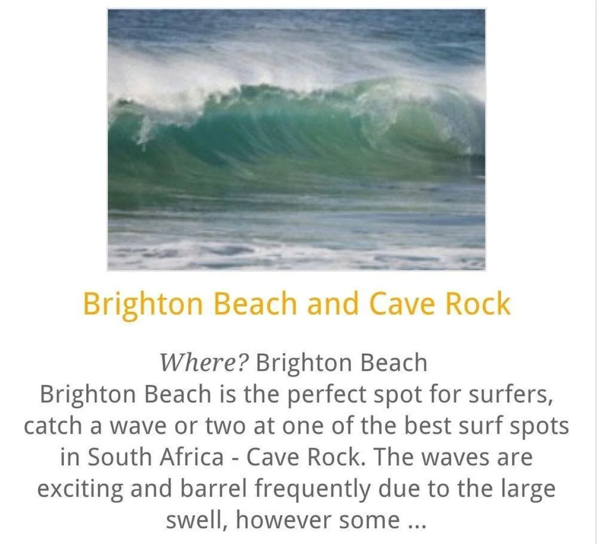 Durban Beach Accommodation