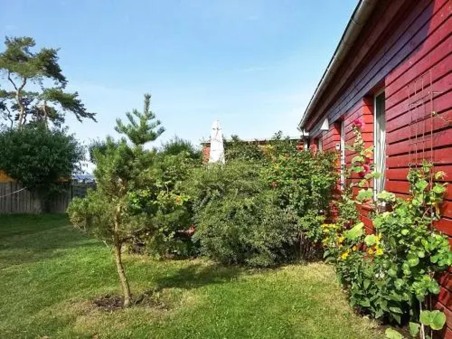 Roter Bungalow am Strand _50m_ _ O