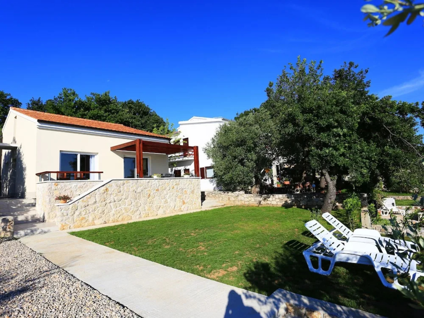 Unique Beach House With Beautiful Garden And Covered Terrace Offering Sea Views