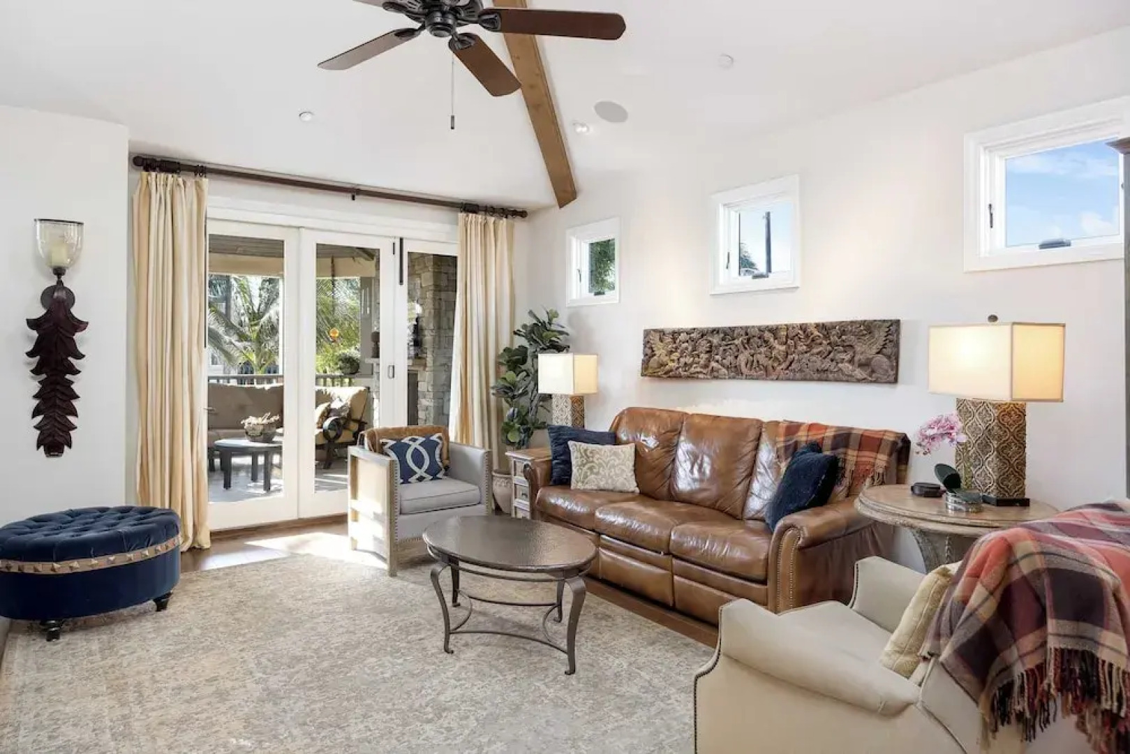 Seventh & Shore Stylish Seal Beach Home w/ Elevator, Fireplace + Bold Design