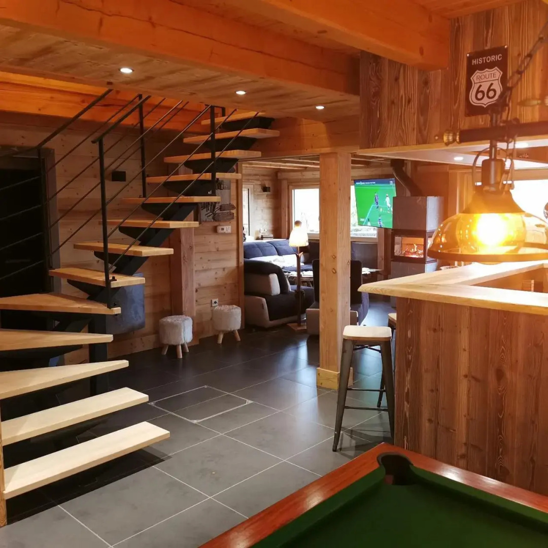 Nouveau Chalet M.META 12 pers sauna,jacuzzi,billard