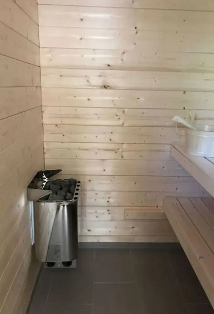 1 mit Sauna Ferienhaus Poppenhausen