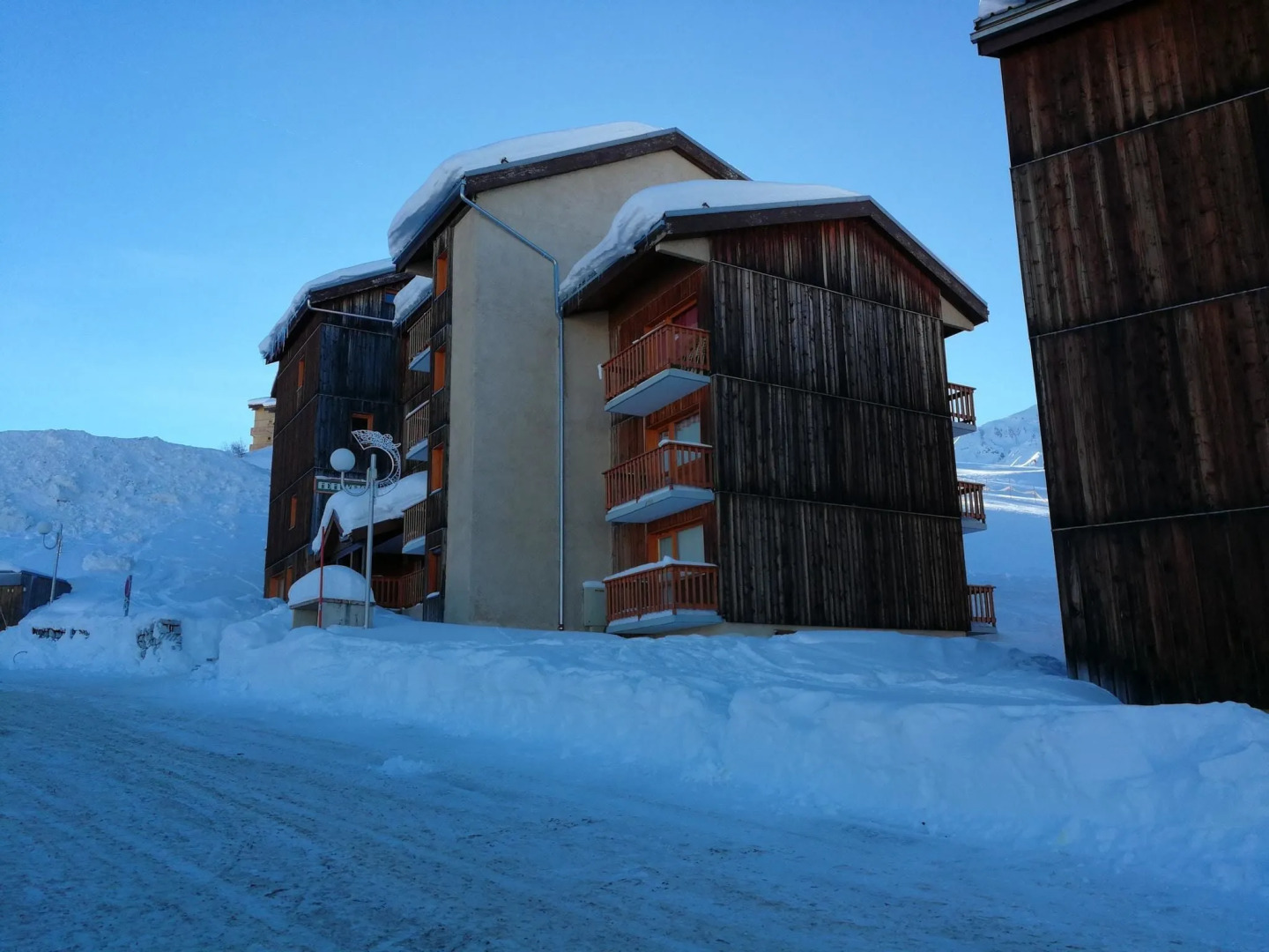 Studio in Plagne Village, With Wonderful Mountain View and Furnished B