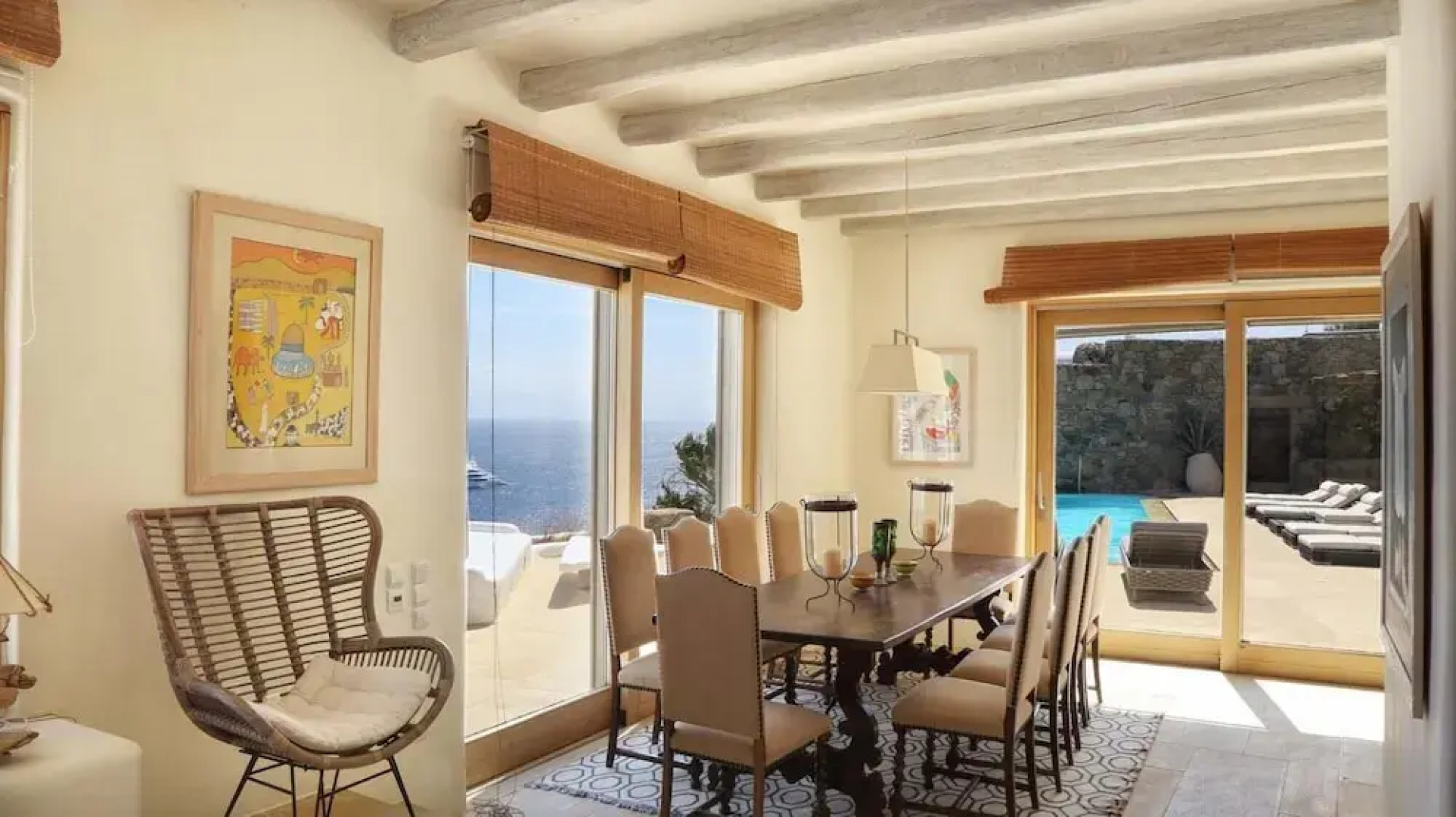 Beautiful Mykonos Villa Coral Villa 8 Bedrooms BBQ Private Swimming Pool