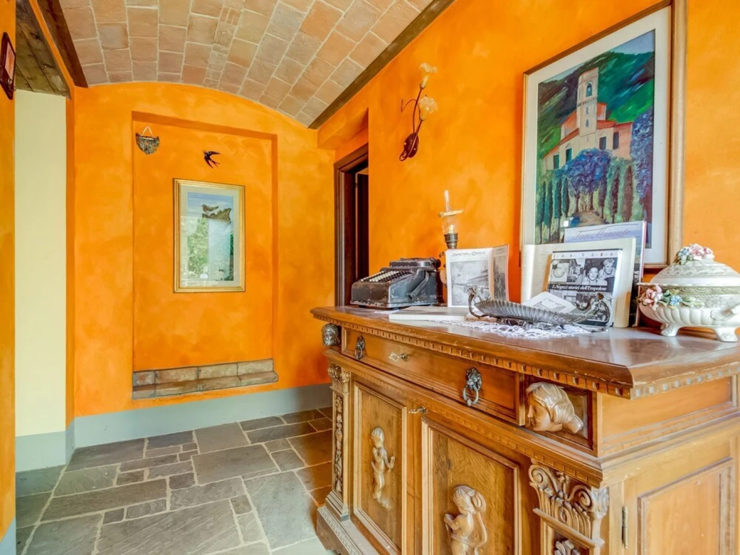 Cozy Holiday Home in Tuscany Italy with Farm view