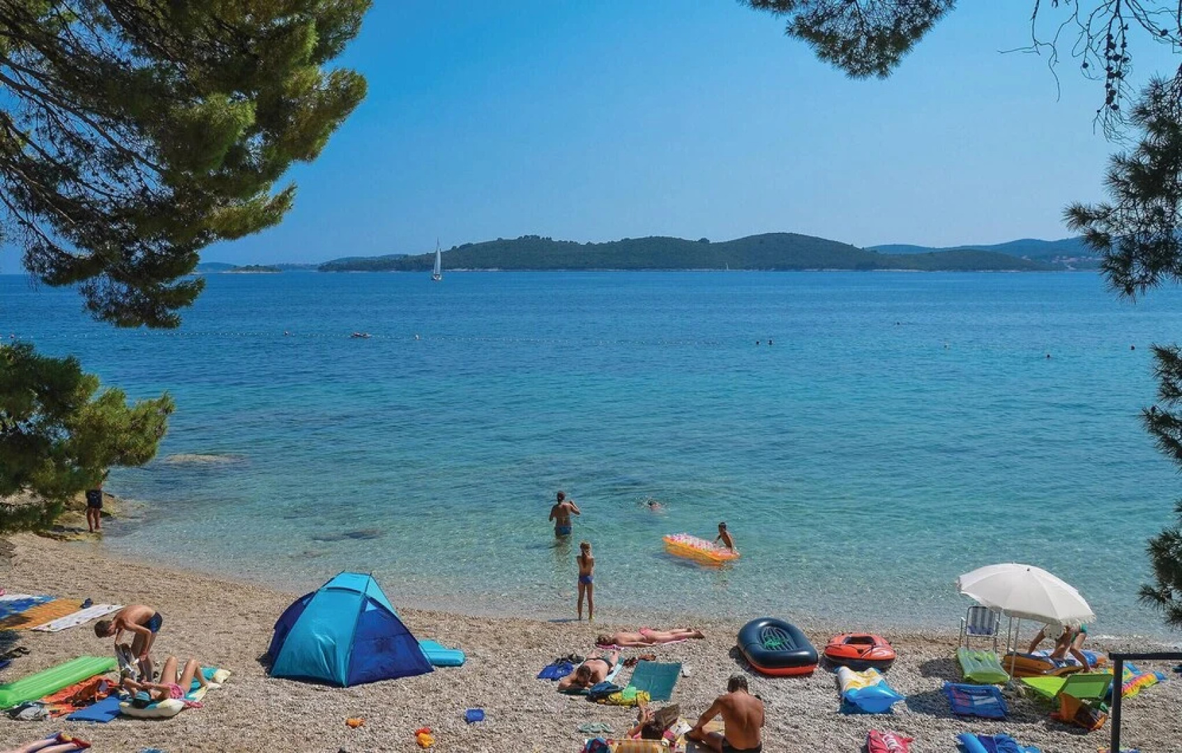 Nice Apartment in Orebic With Outdoor Swimming Pool, Wifi and Outdoor Swimming Pool