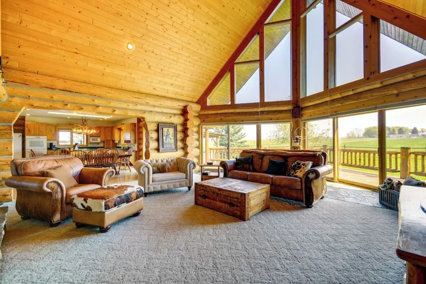 Roberts A-frame Log Cabin Near Red Lodge Mountain!