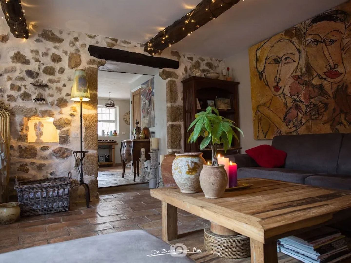 Stone Villa in Saint-jeannet With Roofed Terrace and Garden