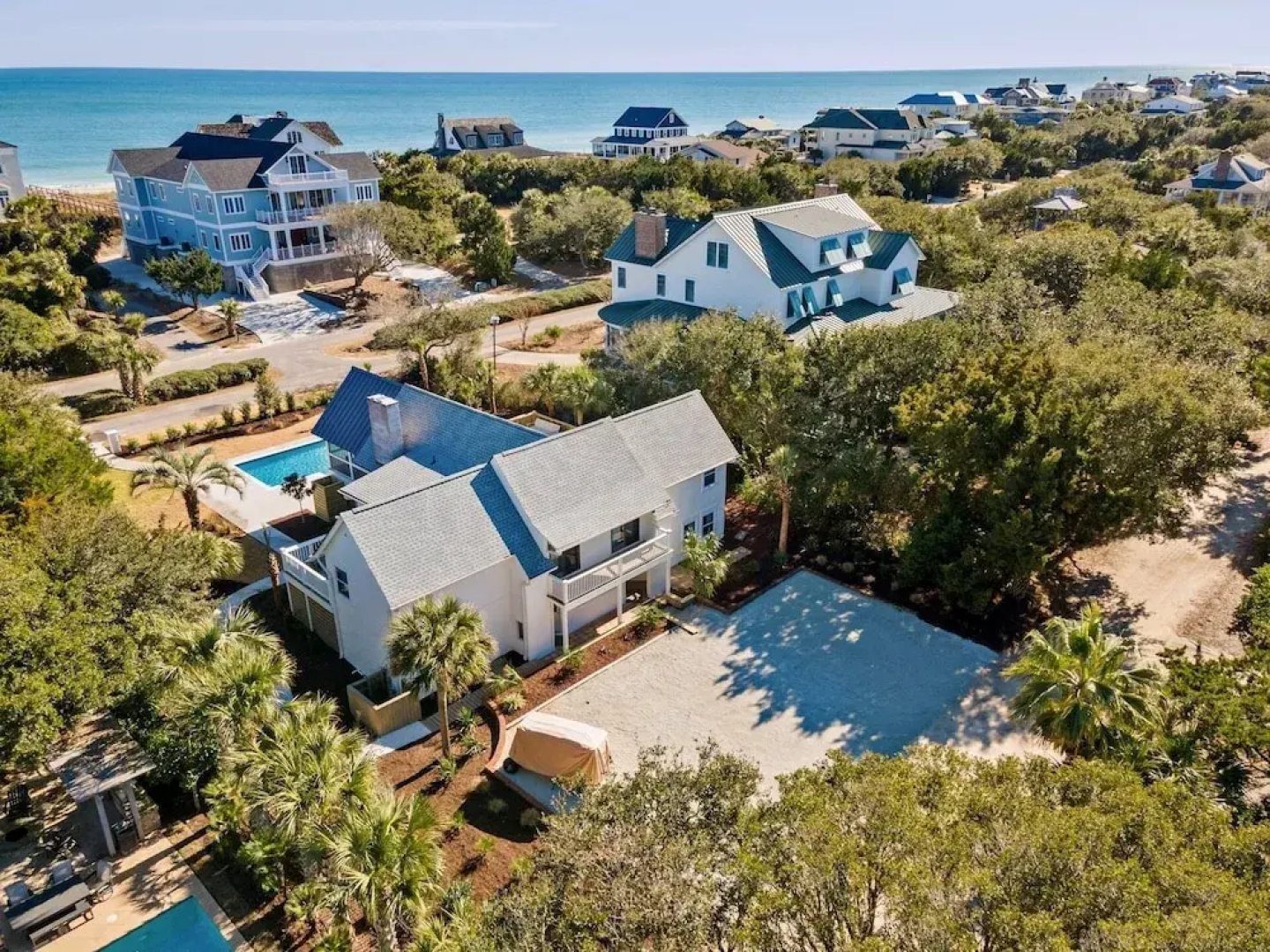 Spacious Second-row Home With Ocean Views In Debordieu, Pet Friendly! 7 Bedroom Home by Peace Vacations