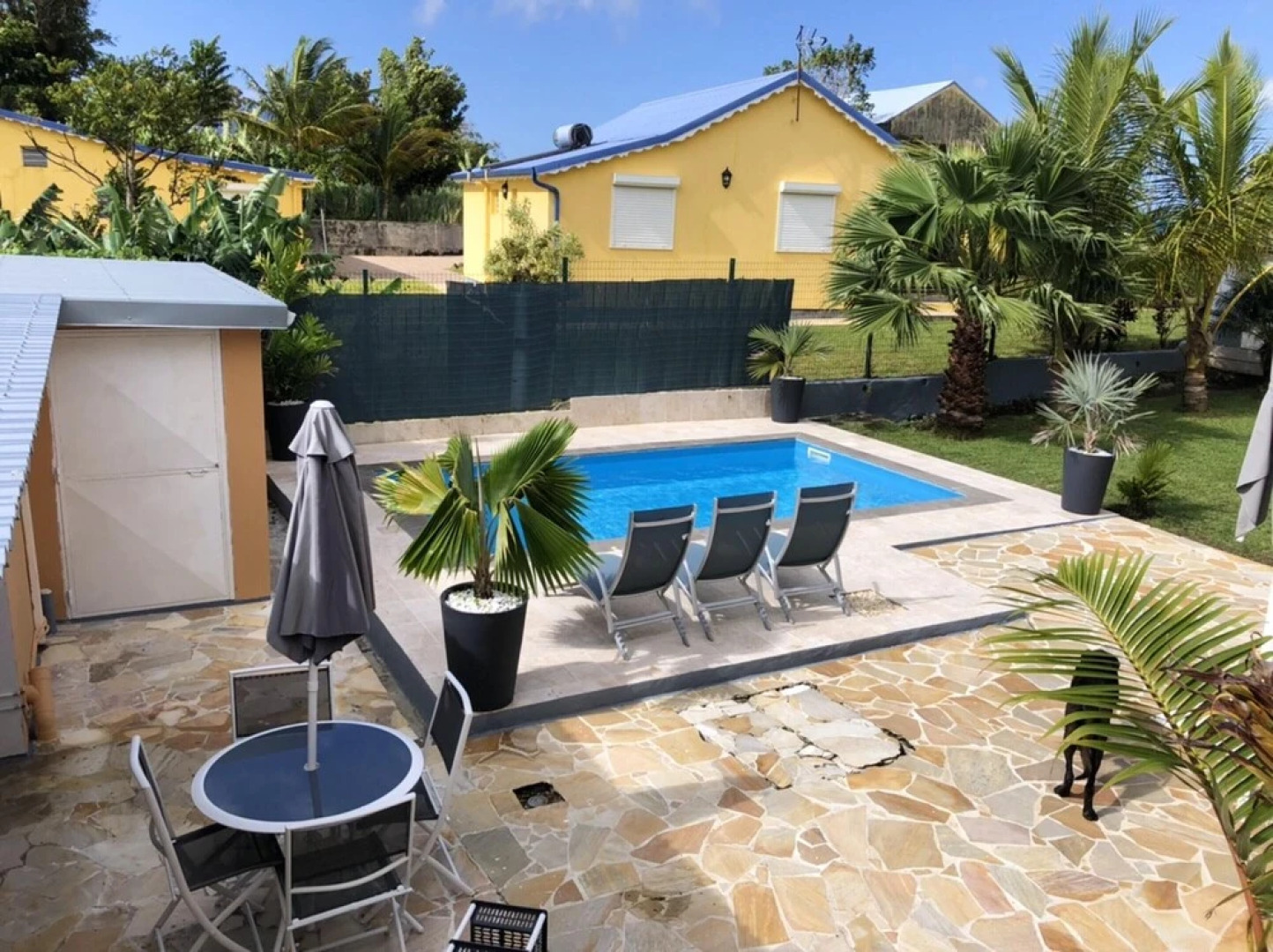 Apartment With 2 Bedrooms in Gourbeyre, With Wonderful Mountain View, Private Pool, Enclosed Garden