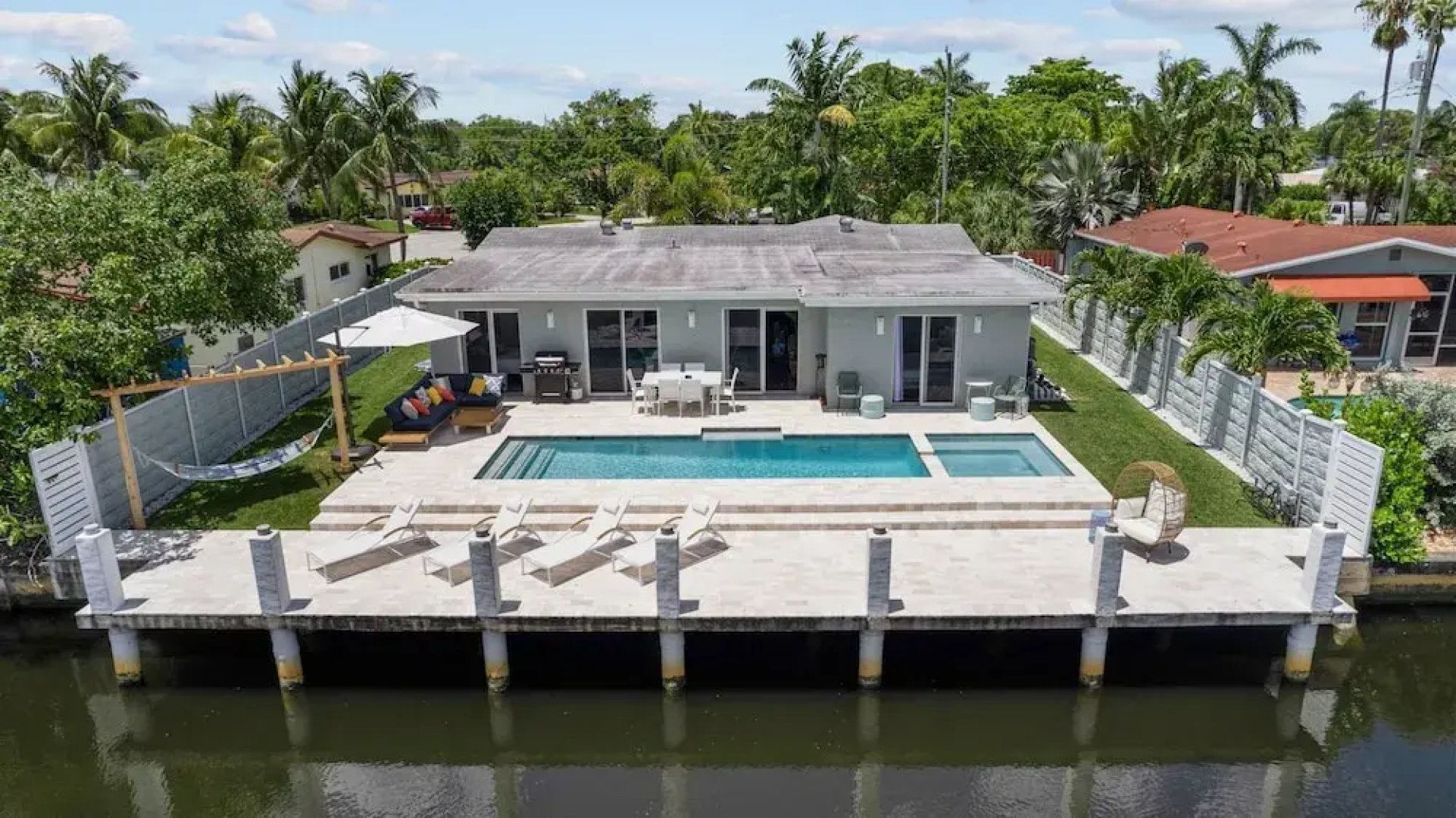Waterfront Heated Pool Home