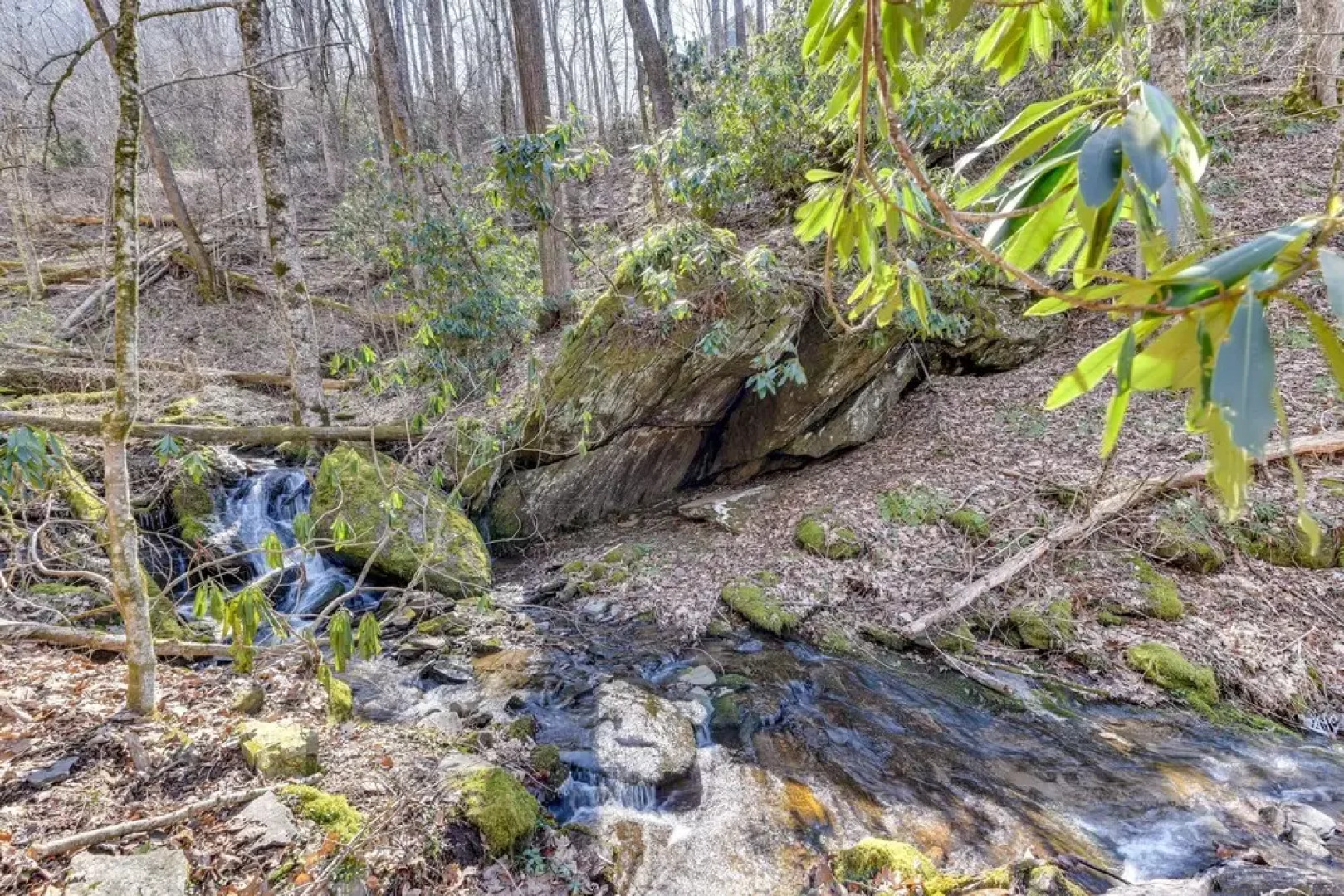 Spacious Maggie Valley Cabin w/ Waterfall On-site!