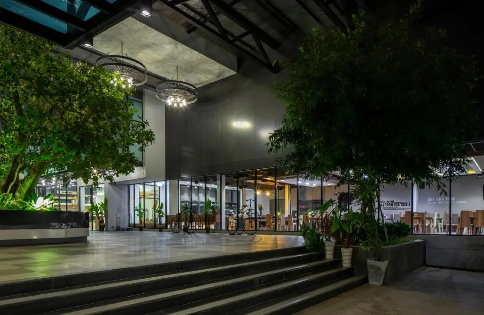 The VELO'S hotel and BMX Pump Track