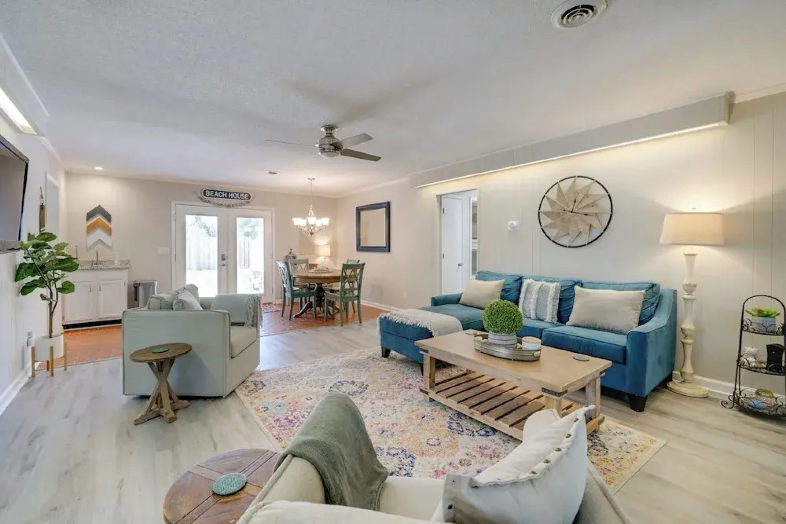 Oak Island Home w/ Spacious Backyard & Porch