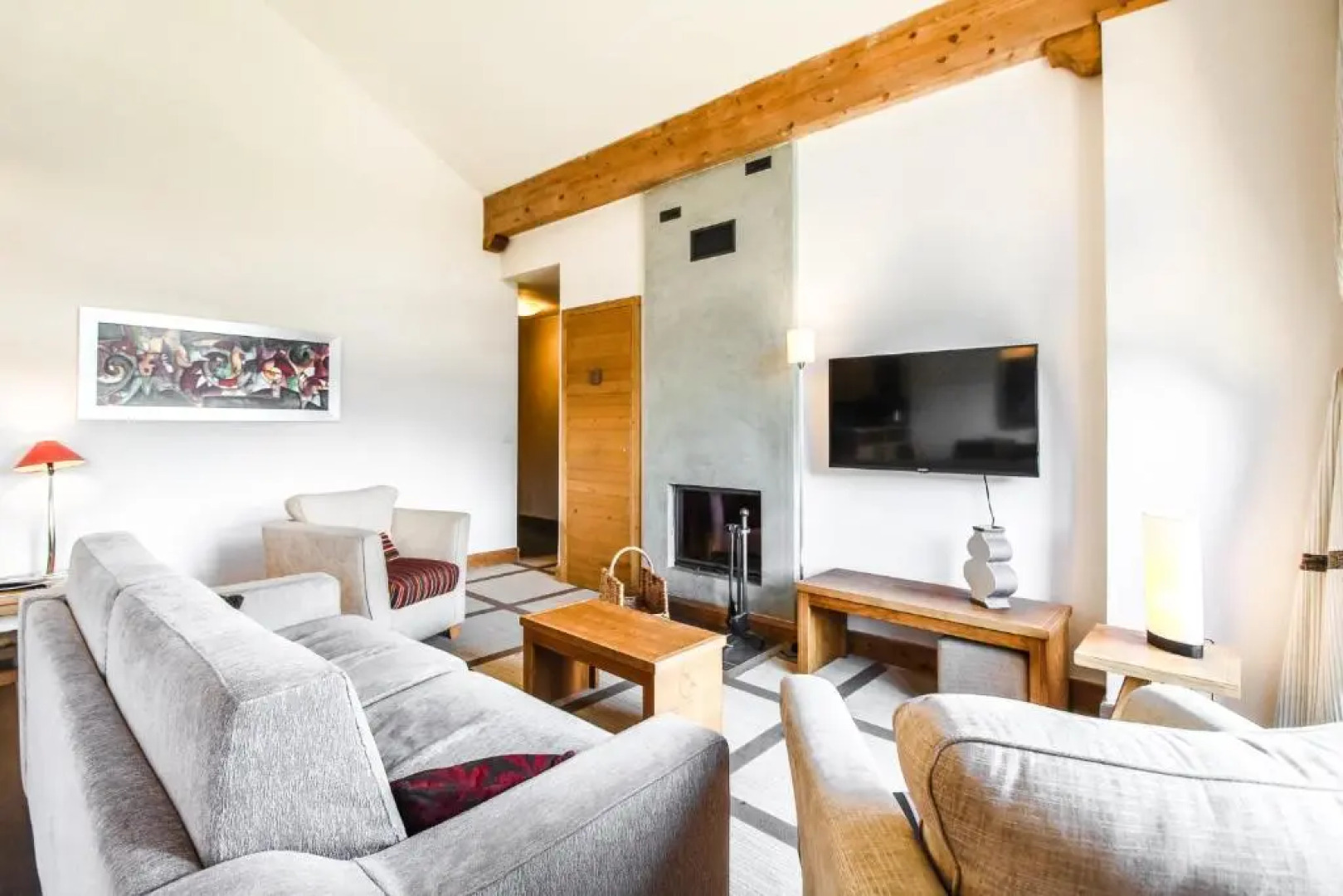 Private penthouse 2-bed Apartment, ski in and out in 5* Flaine Residence