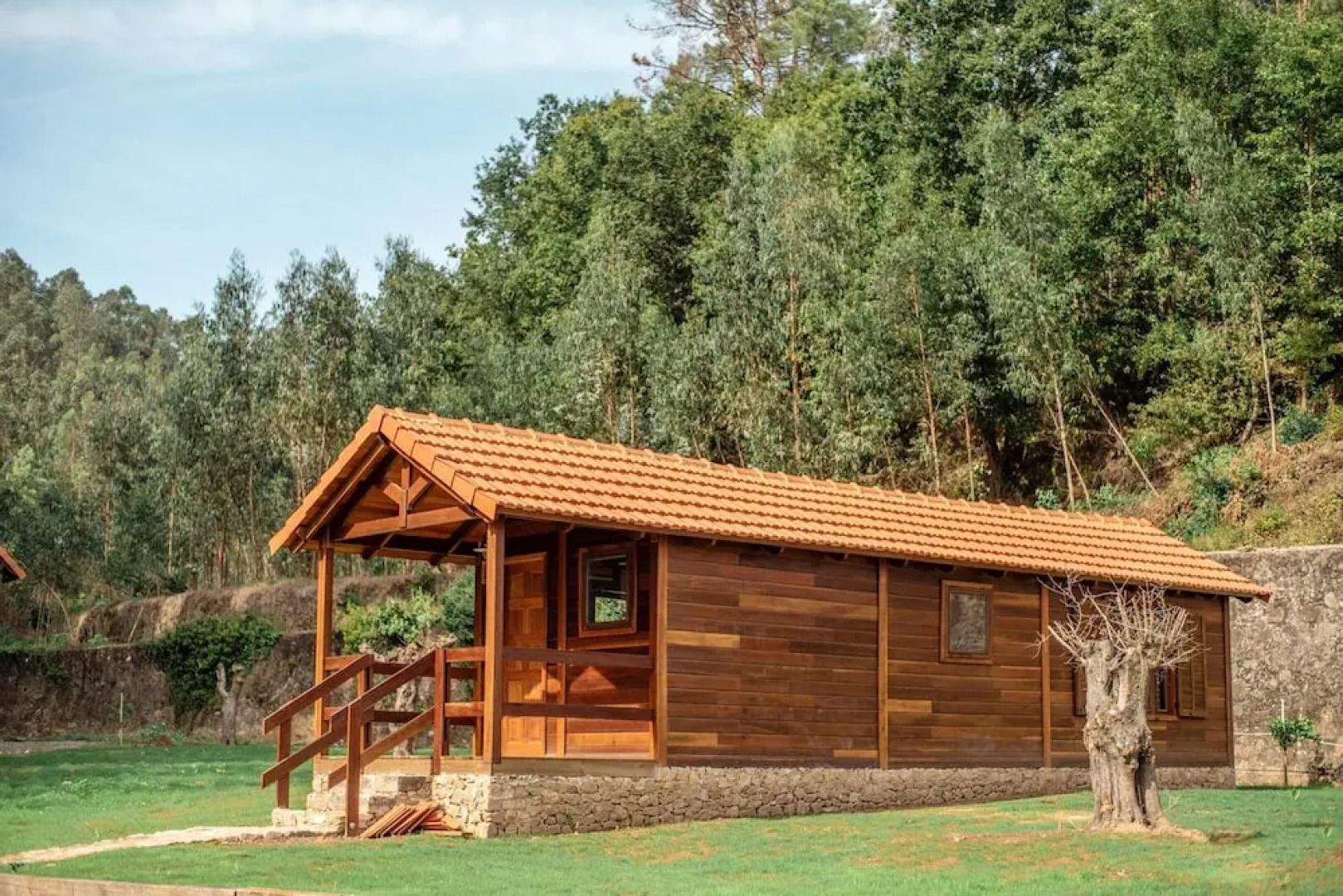 Chalet With one Bedroom in Branca, Albergaria-a-velha, With Shared Pool, Balcony and Wifi