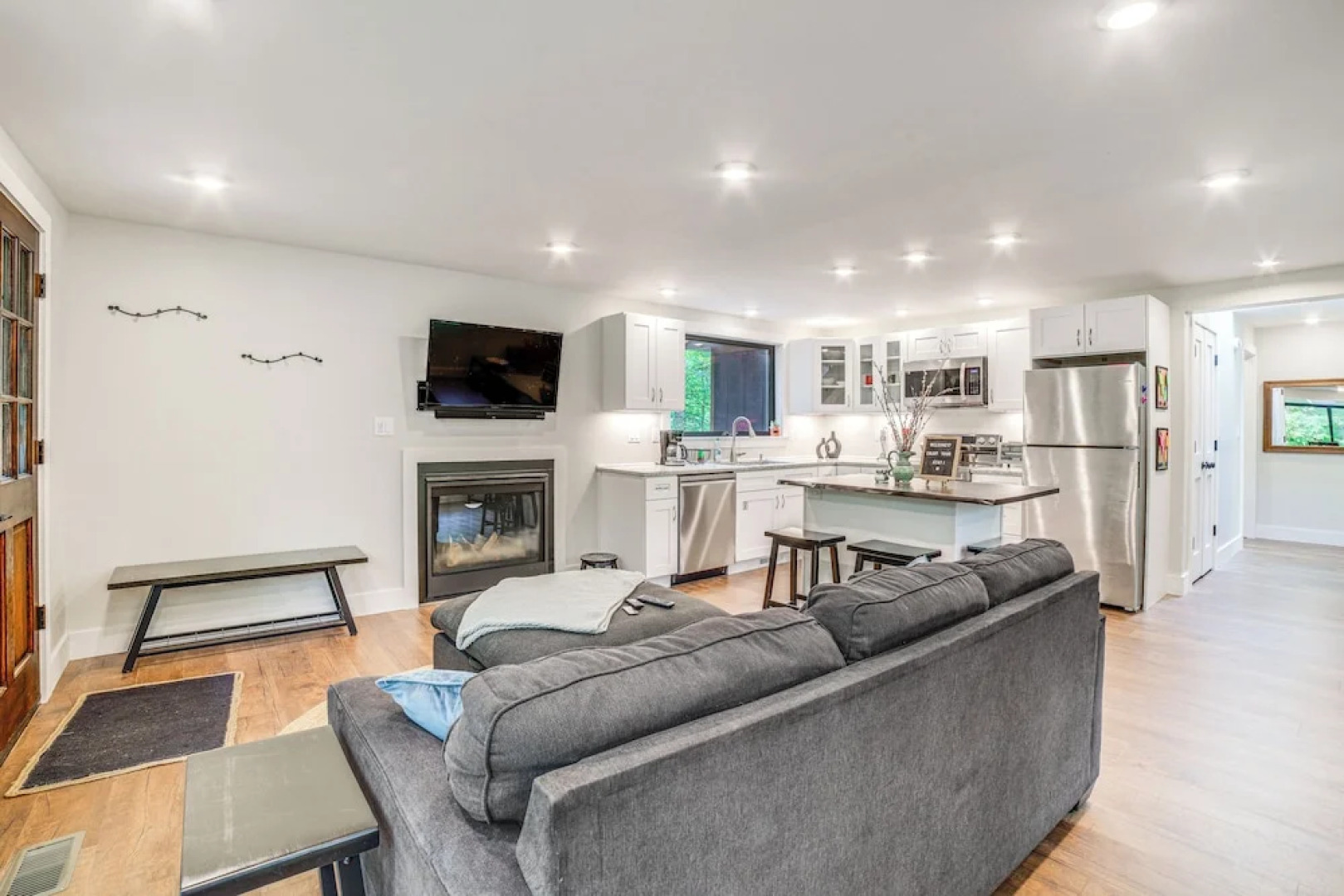 Sawyer Retreat w/ Fire Pit < 2 Mi to Beaches!