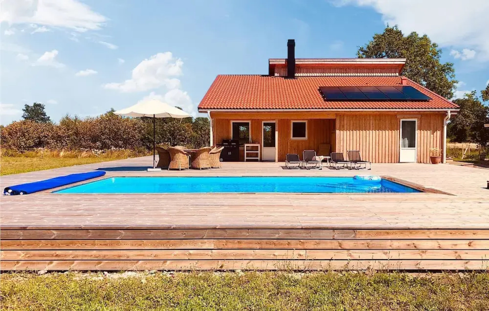Awesome Home in Löttorp With Sauna, Wifi and Outdoor Swimming Pool