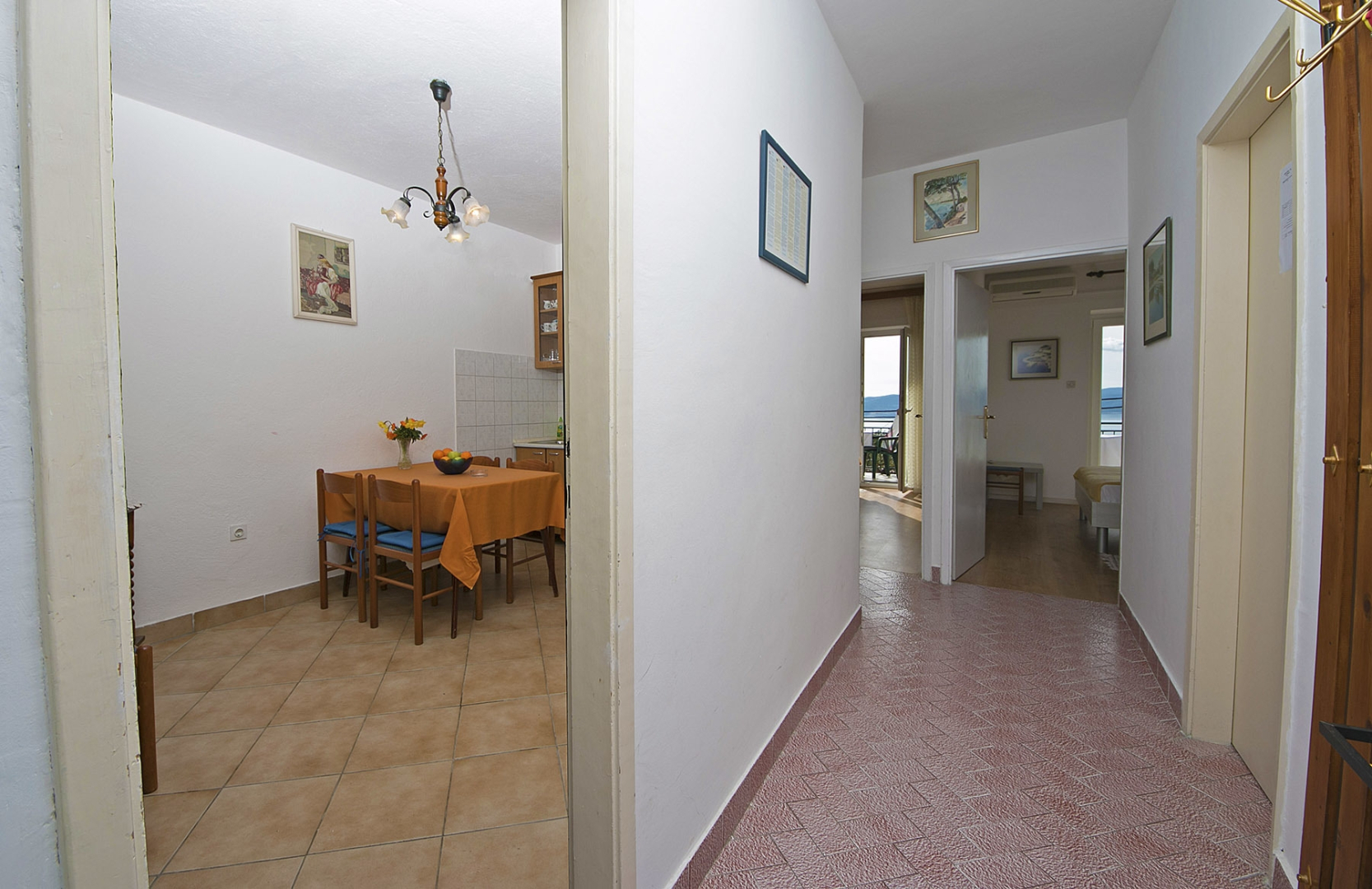 Apartment Panorama - terrace with sea view: A1 Brela, Riviera Makarska
