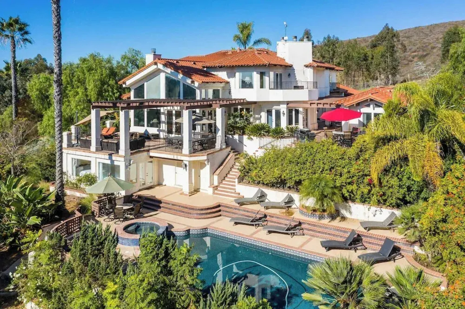 Private Estate w/ Pool, Hot Tub & Tennis Court Near Encinitas The Ranch by Avantstay