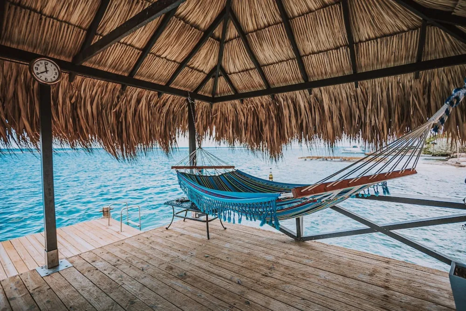 Private Beach Ocean Front Boat Dock Tiki Bar