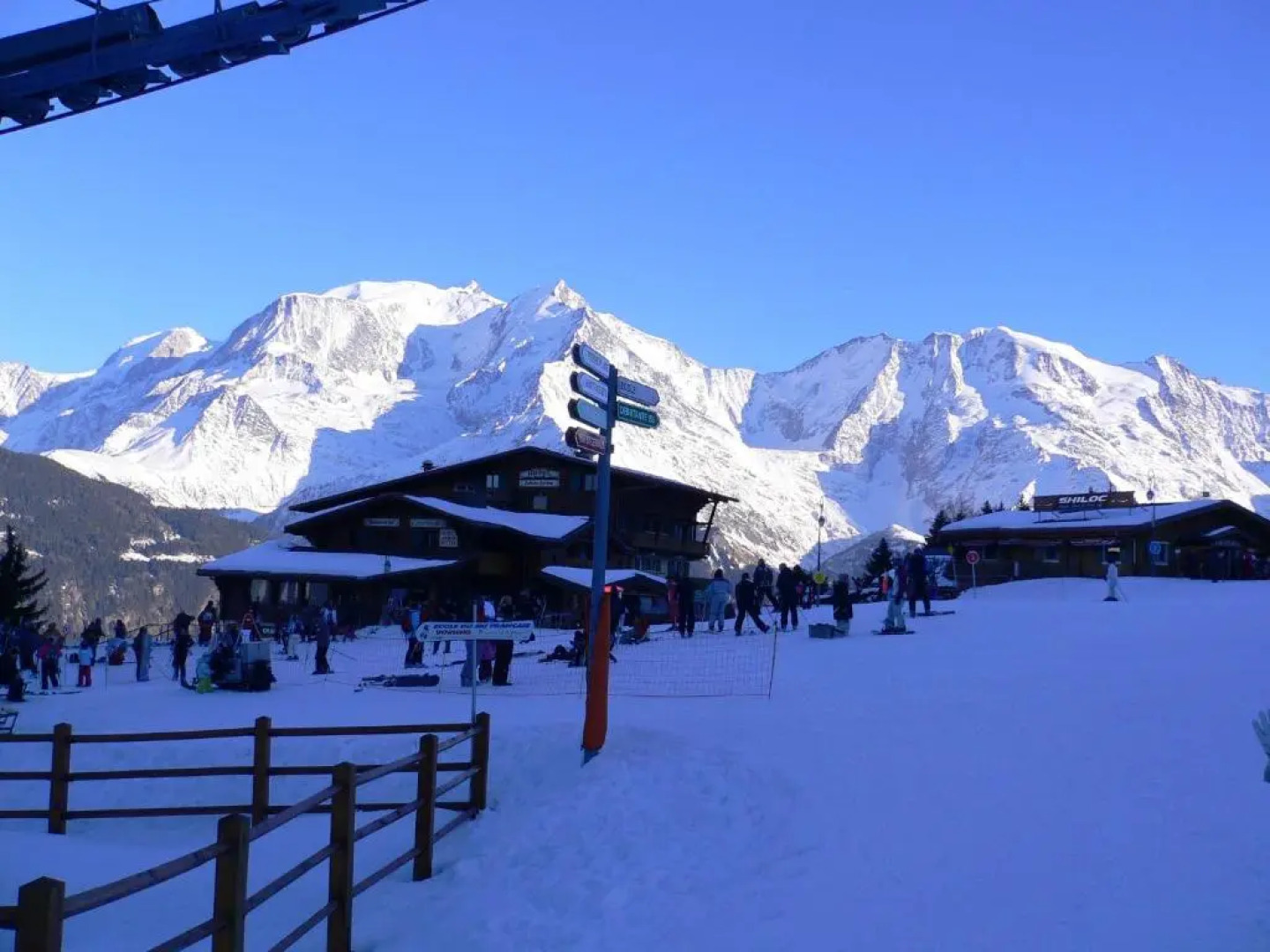 Appartement d'une chambre a Saint Gervais les Bains a 100 m des pistes avec vue sur la ville piscine partagee et balcon