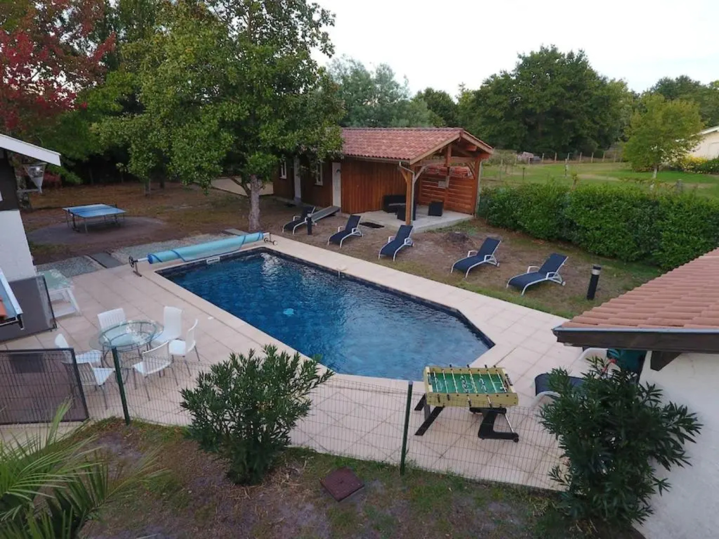 Villa de 6 chambres avec piscine privee jardin clos et wifi a Sainte Eulalie en Born