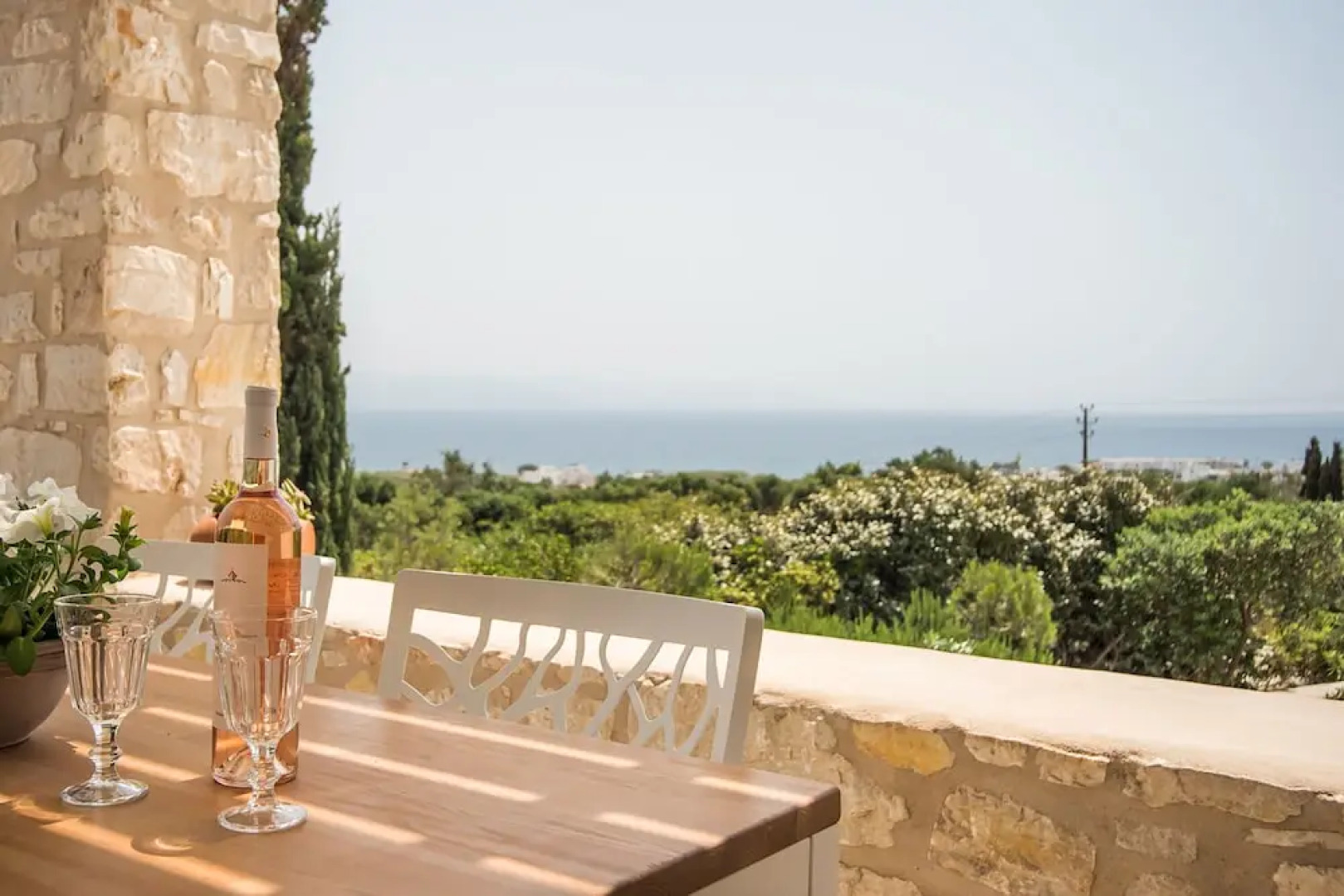 Eclectic island villa - gorgeous sea views, garden by VillaRentalsgr