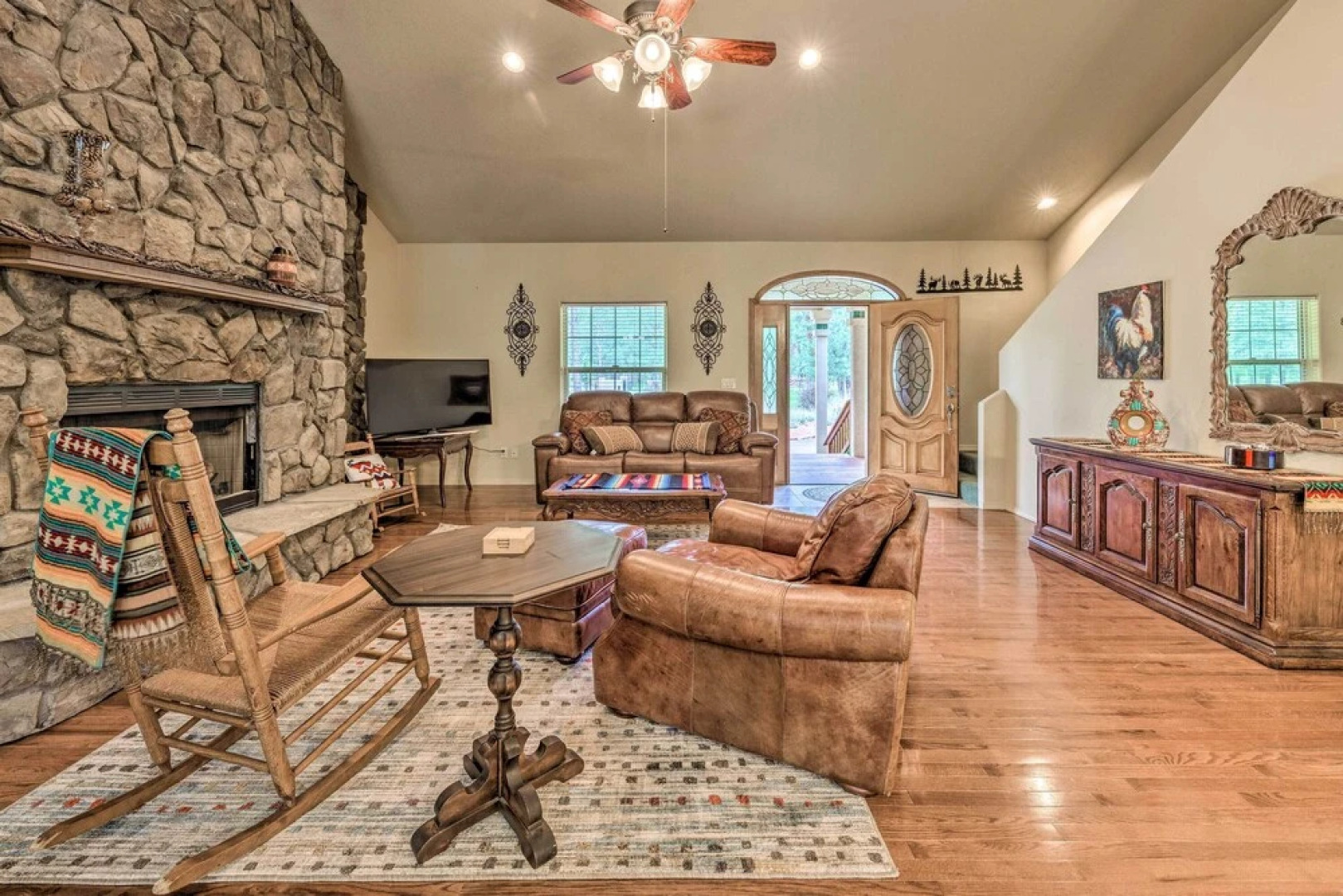 Spacious Ruidoso Retreat on 6 Gated Acres!