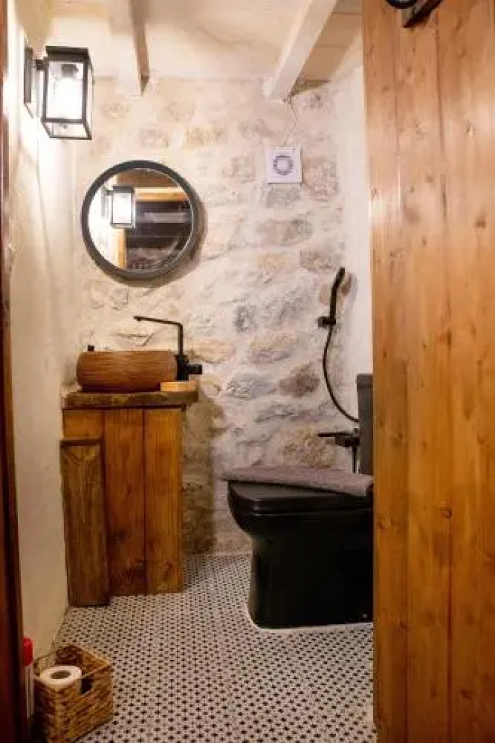 Dandy Villas Mani - Old Tower House - Fireplace - Pool