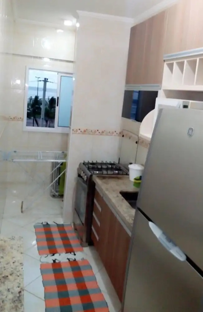 Apto. Pé na areia com Churrasqueira