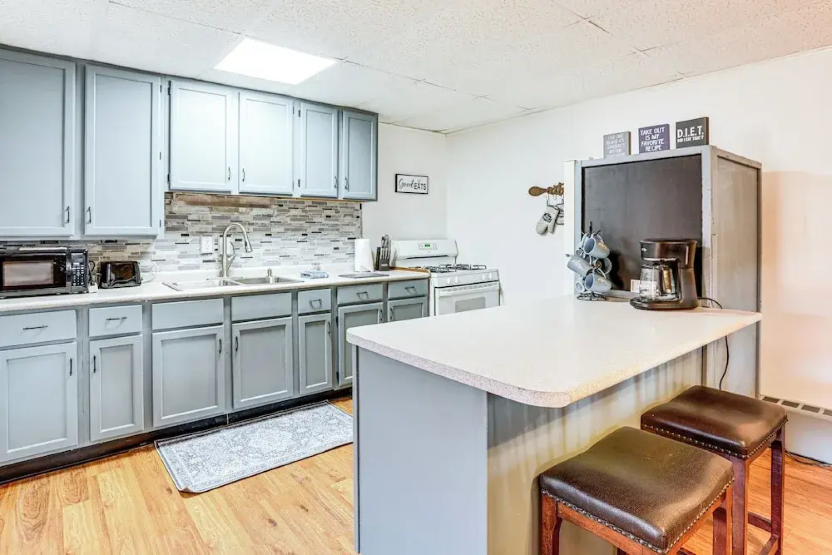 1 Block to Crystal Lake: Downtown Beulah Apt!