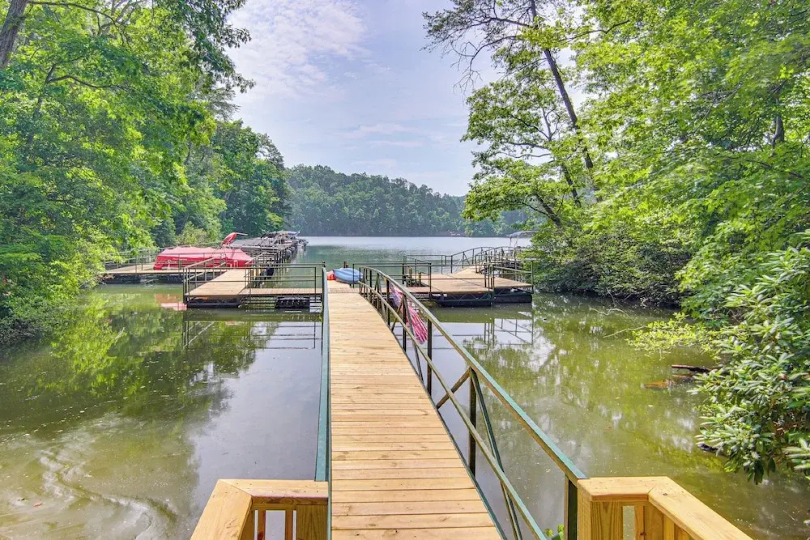 11 Mi to State Park: Home w/ Dock in Mill Spring!