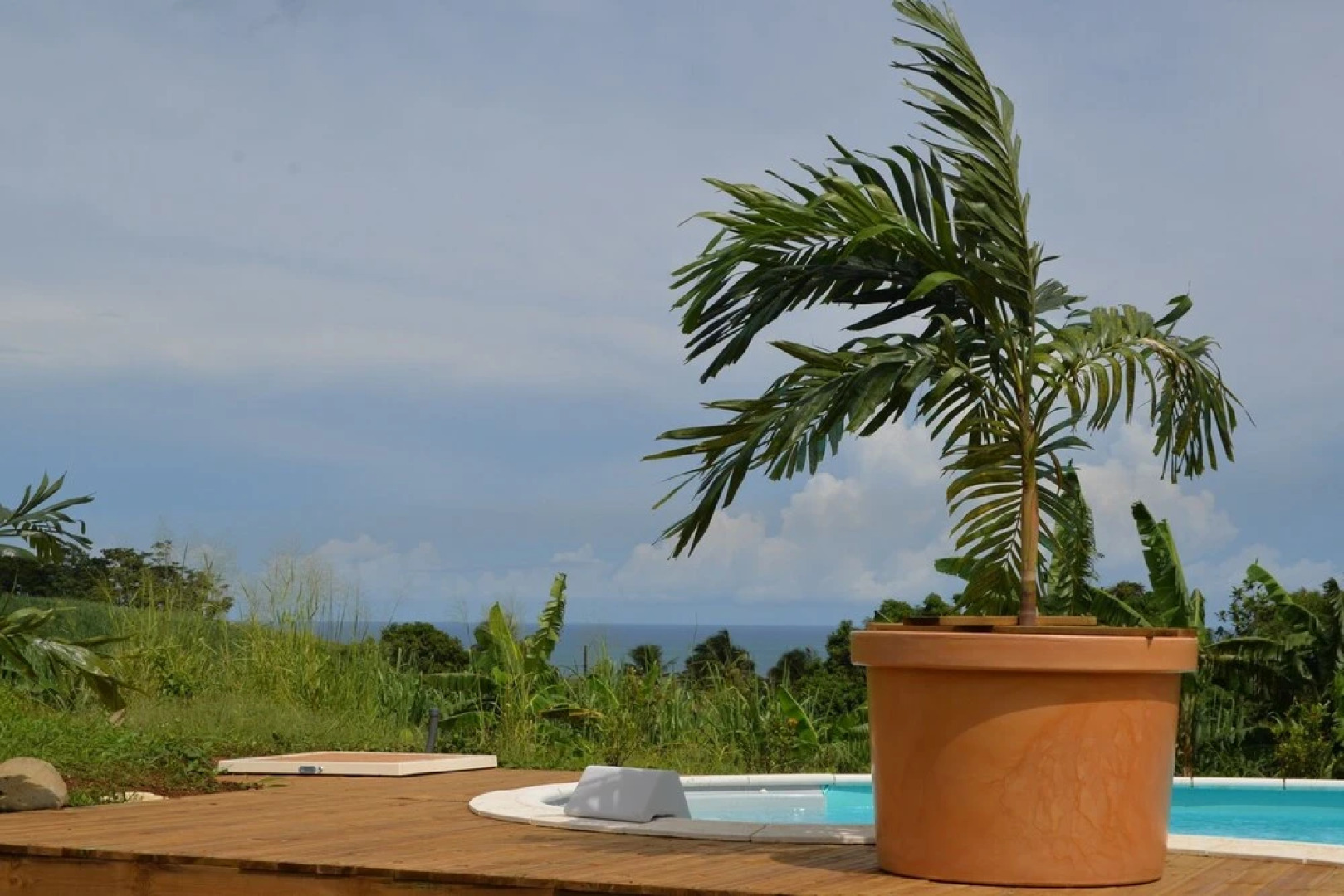 Bungalow With one Bedroom in Ste Rose, With Wonderful sea View, Pool A