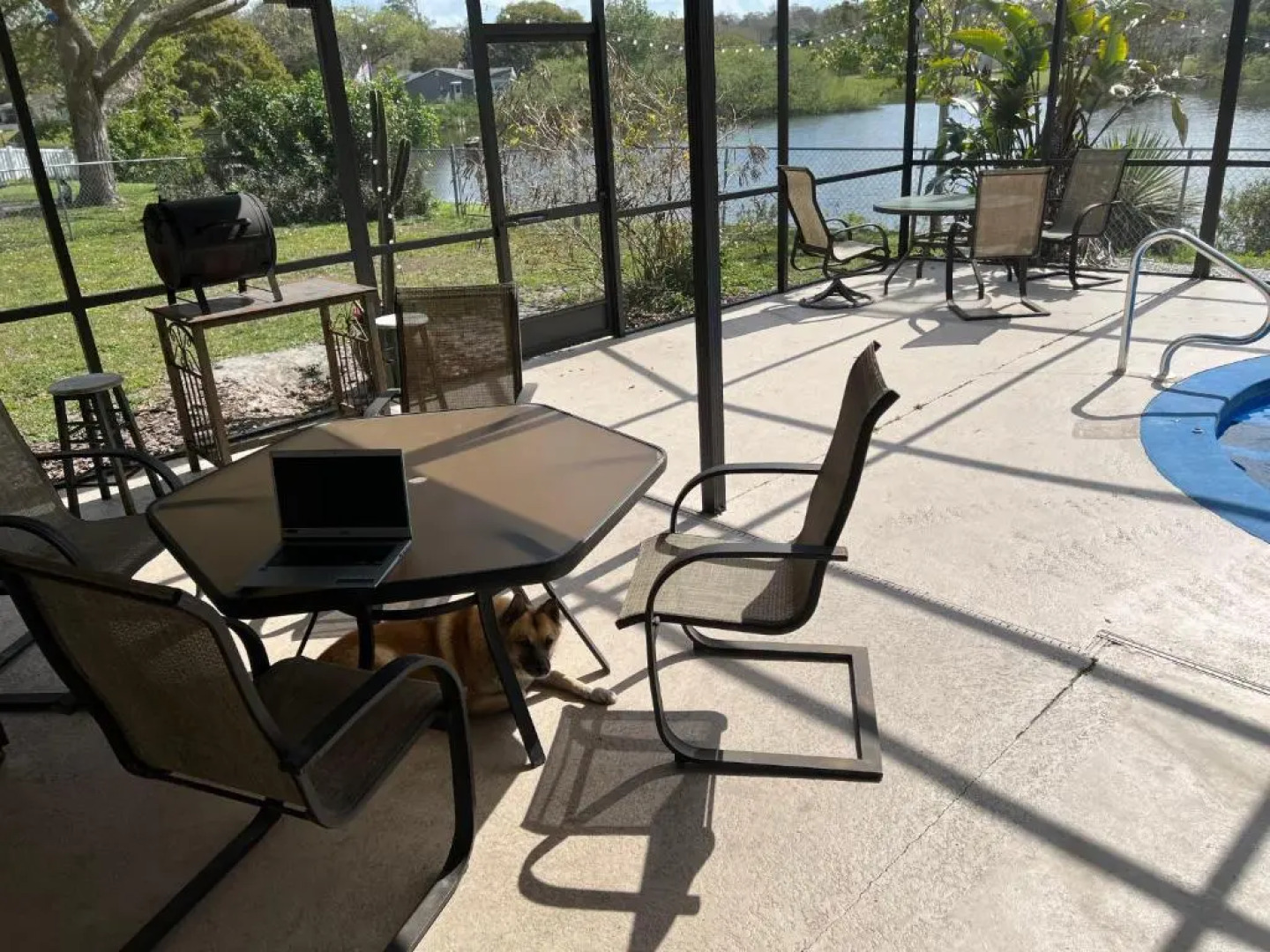 Private Tropical Waterfront Sanctuary with pool, hot tub & an island!