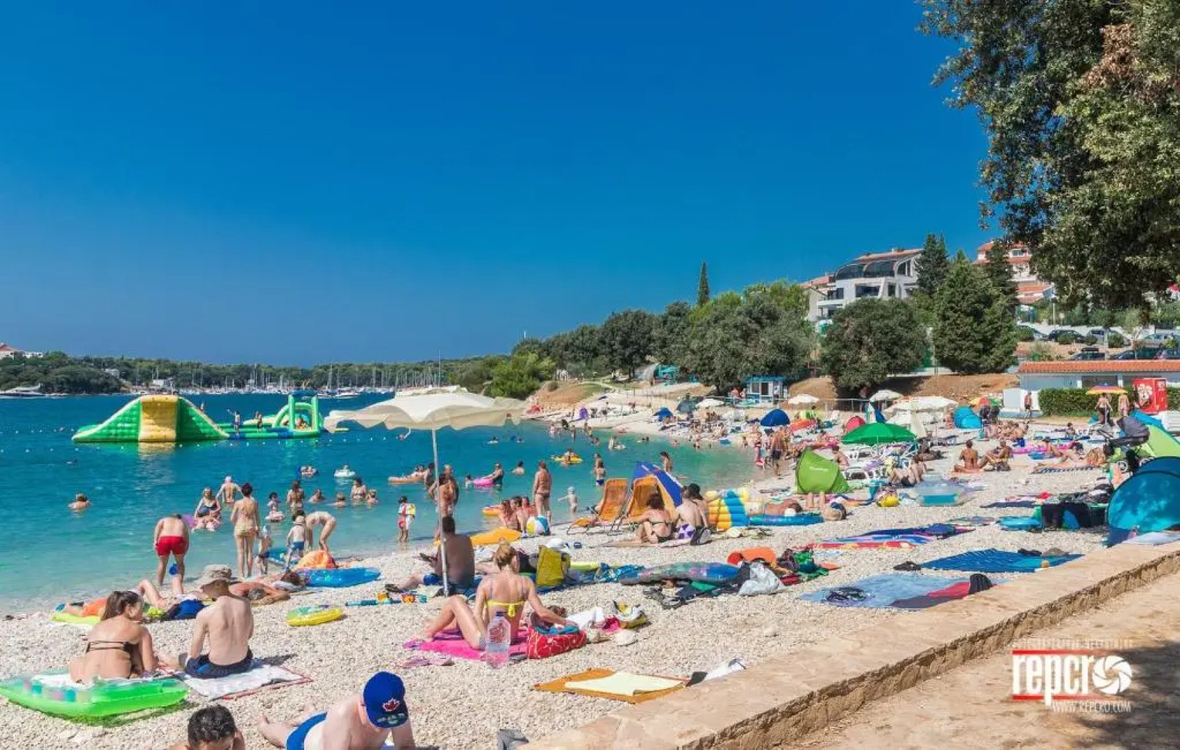 Luxury villa Nicol with pool and sea view 300m from the beach