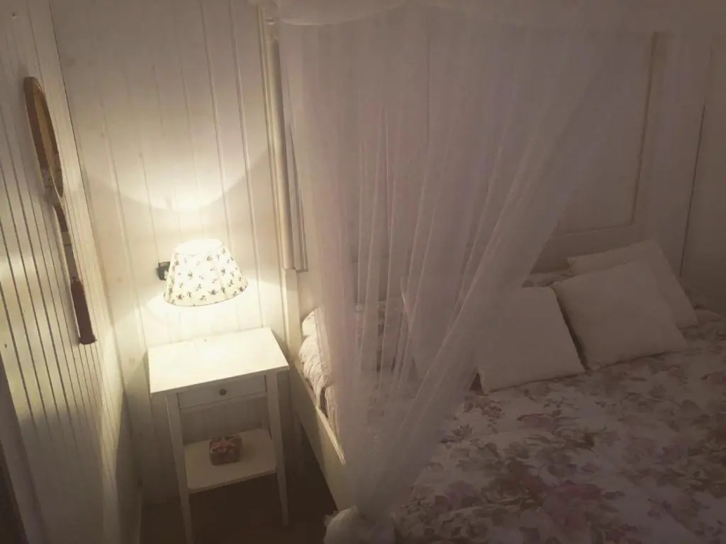 Rural house on the lake.