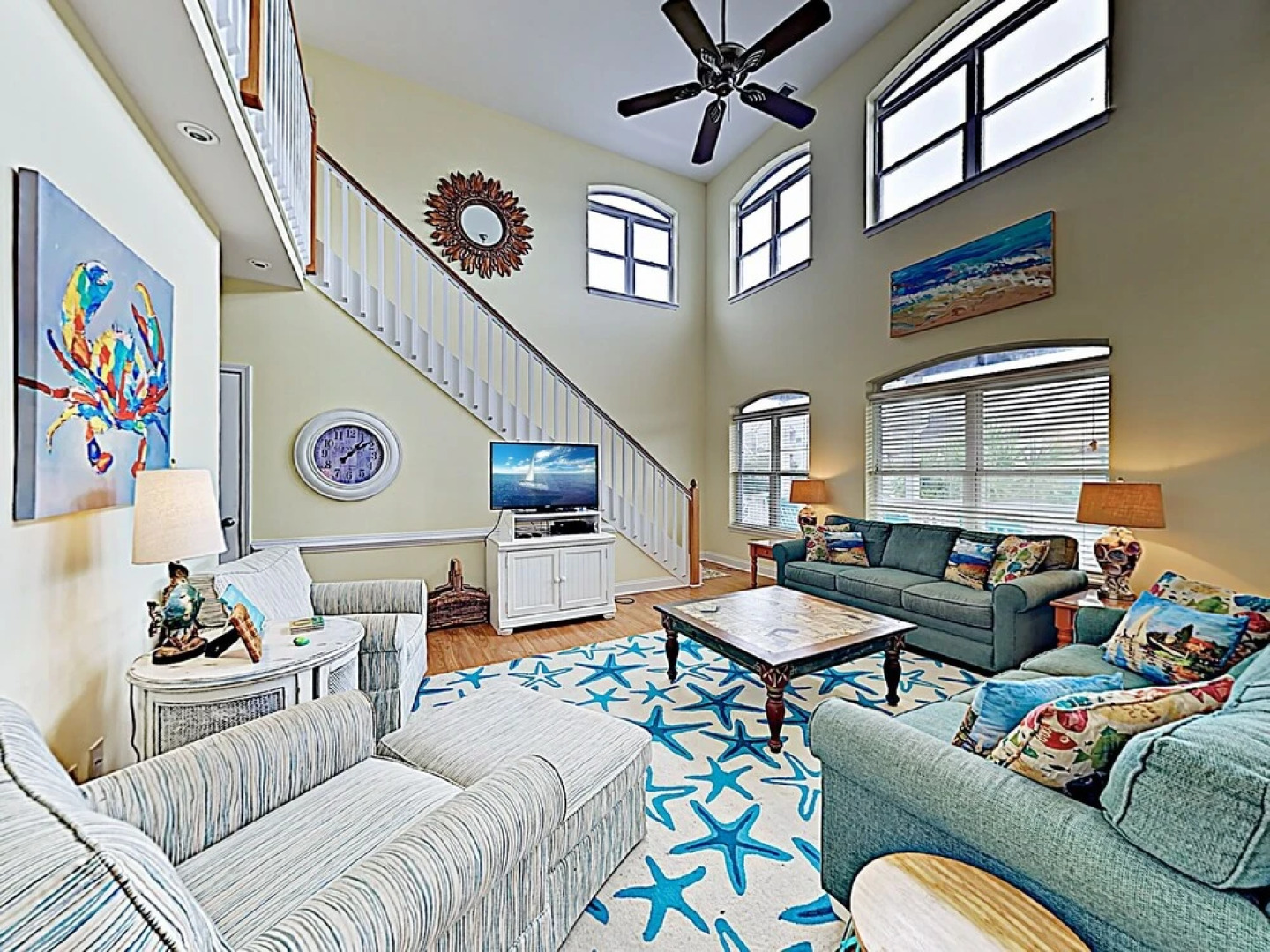 New Listing! Roomy In Private Beach Community 7 Bedroom Home