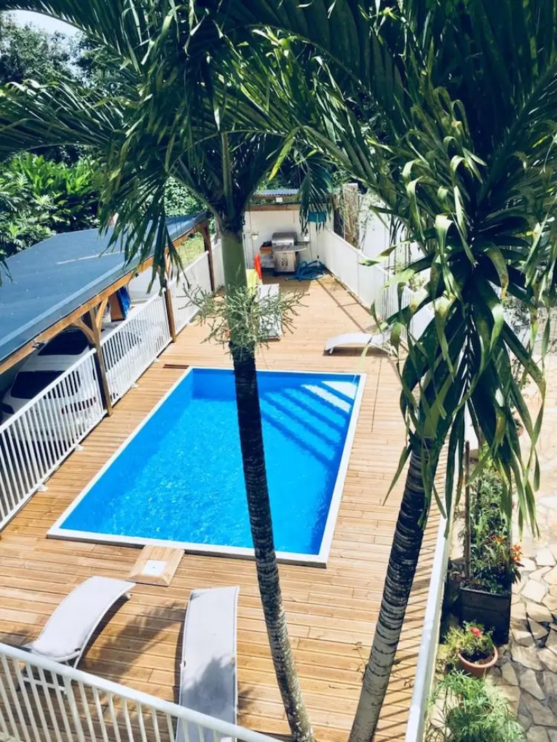 Apartment With one Bedroom in Sainte Rose, With Pool Access, Furnished