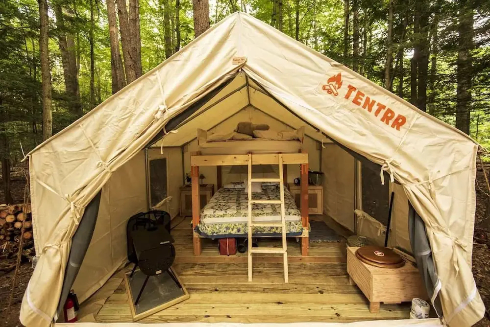 Tentrr - Purling Waters at Tumblin' Falls - Campsite