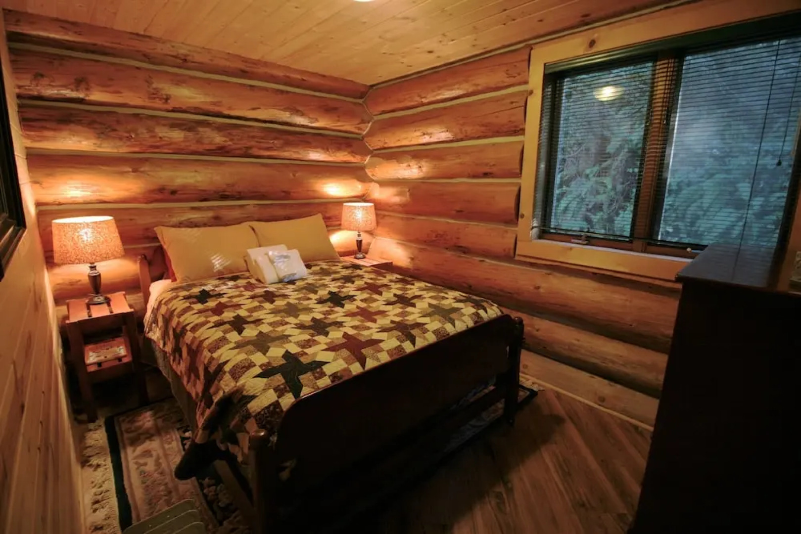 Pinecone Log Cabin