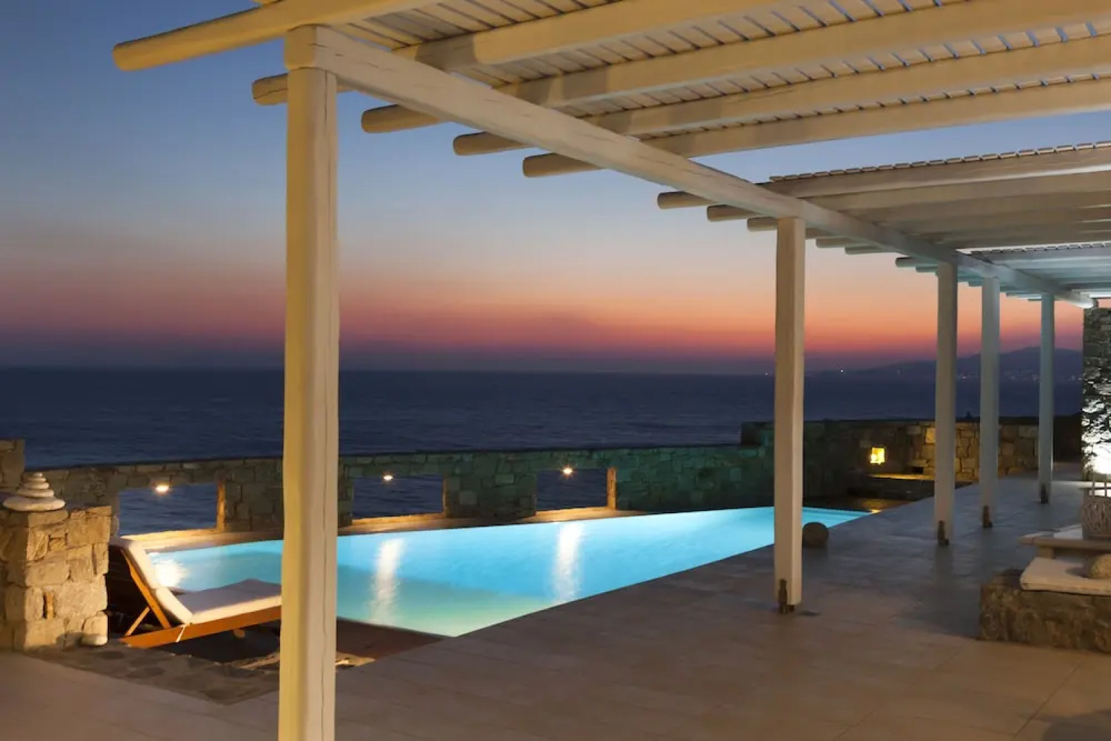 180 ° View PRIVATE Pool Villa Choulakia to enjoy SUN kissing SEA